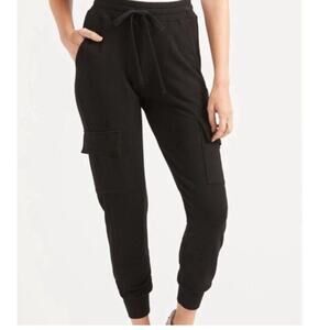 SUNDRY for Evereve Women Black Everyday Jogger Sweatpants Small Comfortable